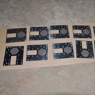 Precision stainless steel plate stamping